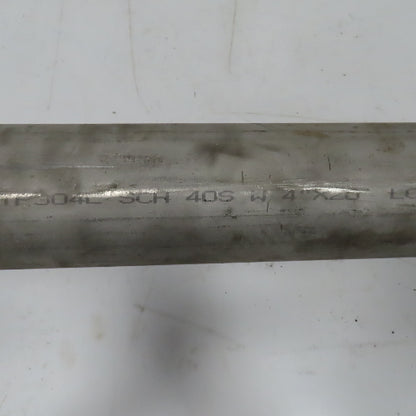 Kanzen TP304L 4" x 6' L SCH 40S Stainless Steel Pipe 1/4" Wall