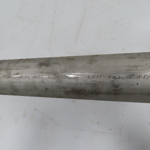 Kanzen TP304L 4" x 6' L SCH 40S Stainless Steel Pipe 1/4" Wall