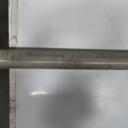 Thareus TP316 2" x 5' L SCH 40S Stainless Steel Pipe 0.150" Wall