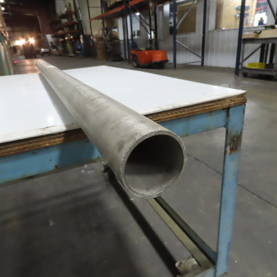Thareus TP316 2" x 5' L SCH 40S Stainless Steel Pipe 0.150" Wall