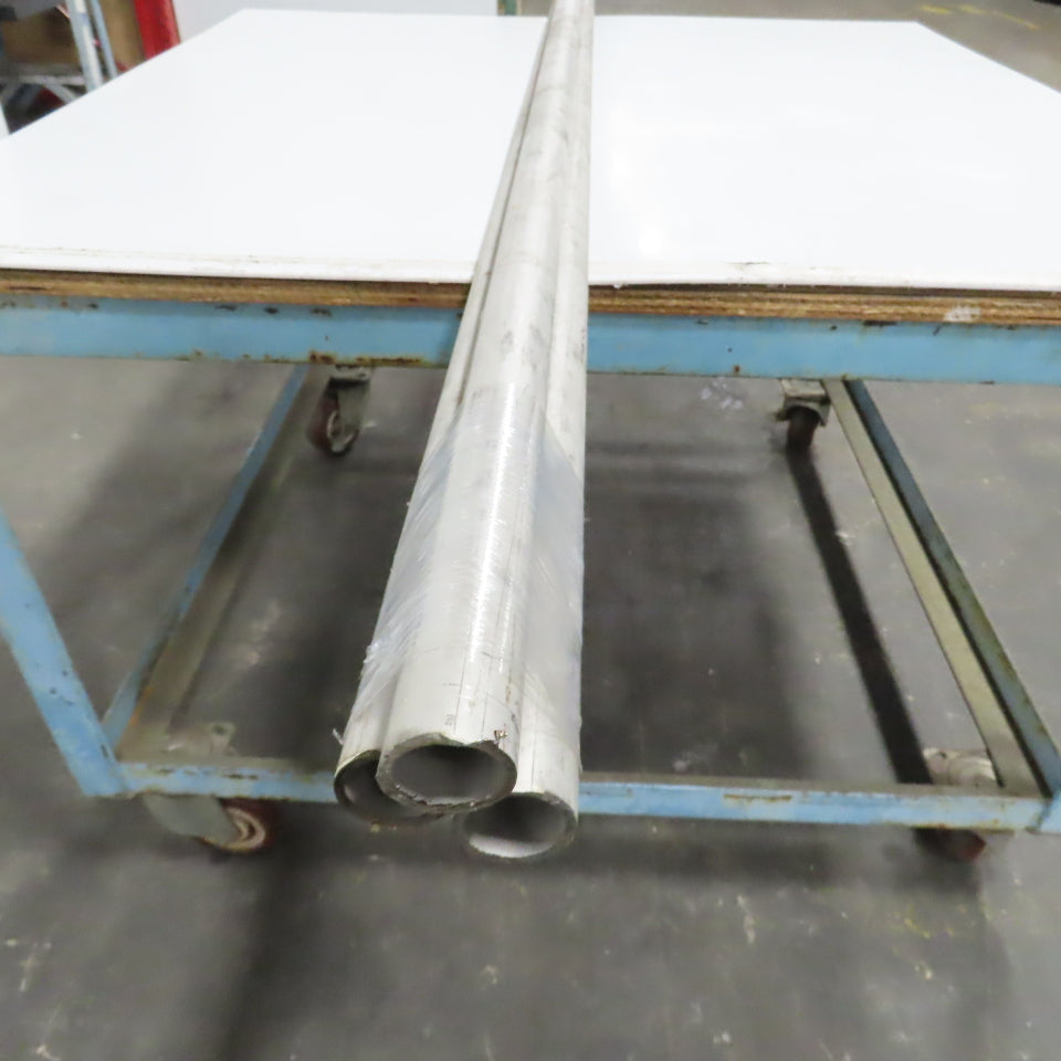 1" x 6' L SCH 40S Stainless Steel Pipe 0.140" Wall Lot Of 3