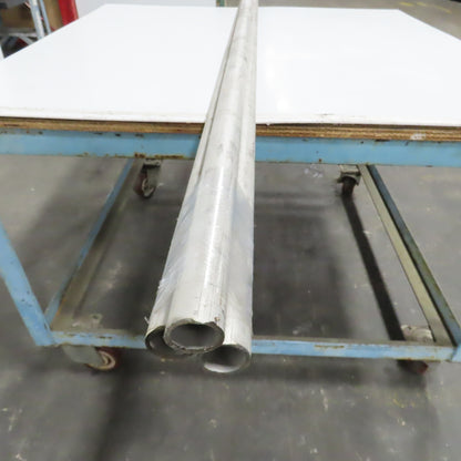 1" x 6' L SCH 40S Stainless Steel Pipe 0.140" Wall Lot Of 3