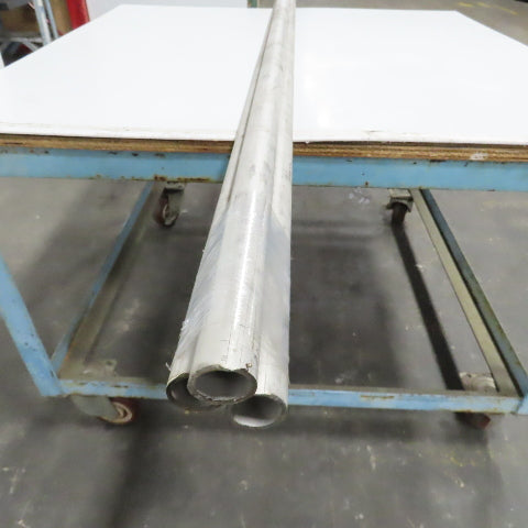 1" x 6' L SCH 40S Stainless Steel Pipe 0.140" Wall Lot Of 3