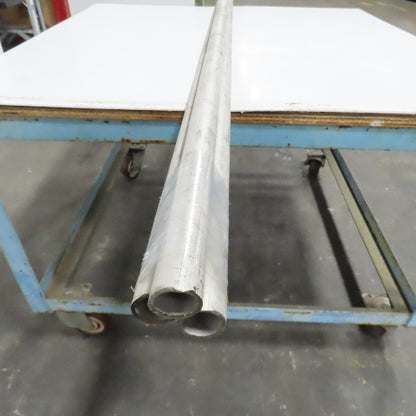 1" x 6' L SCH 40S Stainless Steel Pipe 0.140" Wall Lot Of 3