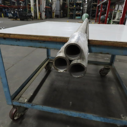 1" x 6' L SCH 40S Stainless Steel Pipe 0.140" Wall Lot Of 3