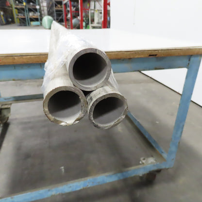 1" x 6' L SCH 40S Stainless Steel Pipe 0.140" Wall Lot Of 3