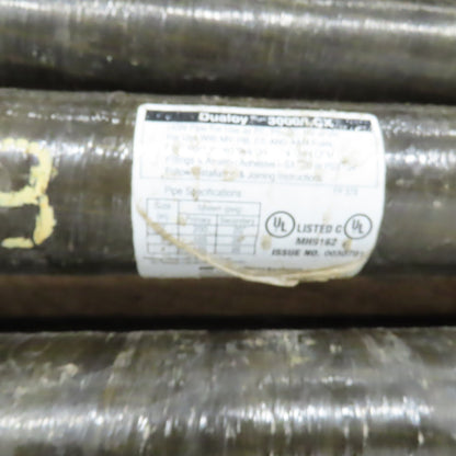 Dualoy 3000/L 3000/LCX 11 Misc Sizes Of Underground Fuel Fiberglass Pipe 2" - 4"
