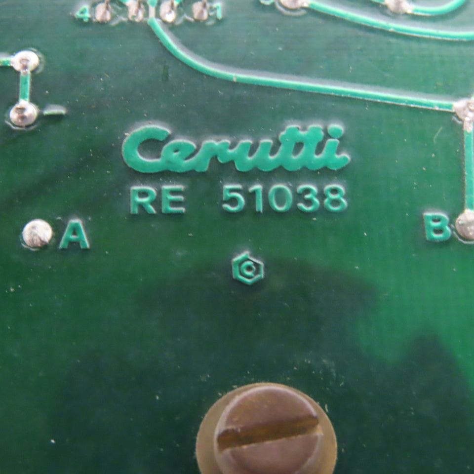 Cerutti RE 51038 Regulator Circuit Board / Card