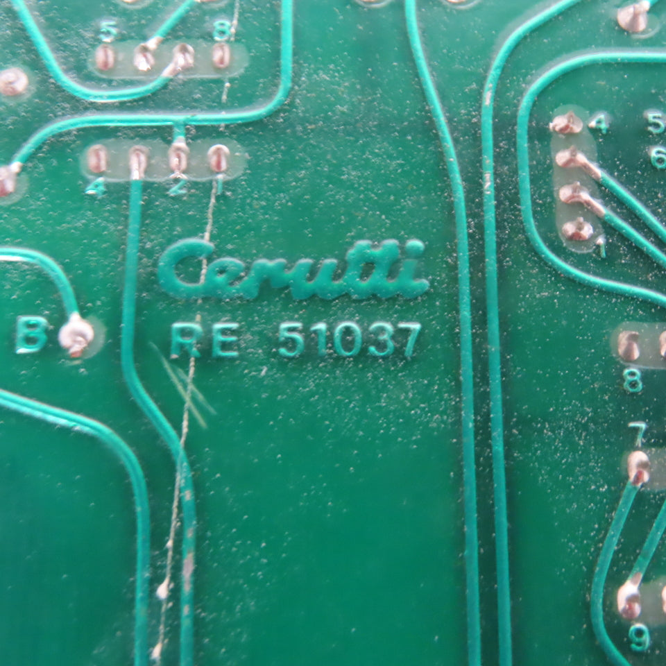 Cerutti RE 51037 Regulator Circuit Board / Card