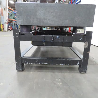 Kinetic Vibraplane 72" x 36 x 10" Vibration Isolated Black Granite Surface Plate