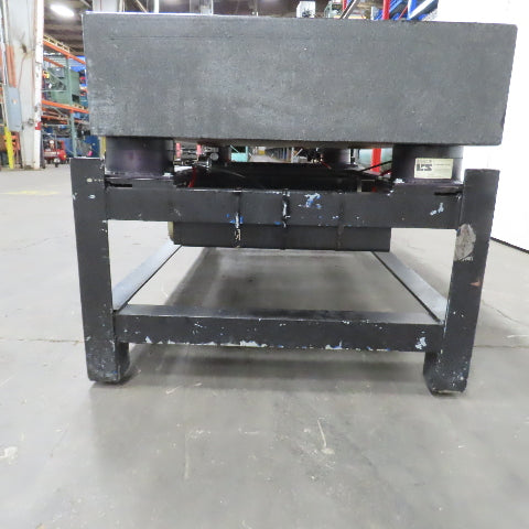 Kinetic Vibraplane 72" x 36 x 10" Vibration Isolated Black Granite Surface Plate