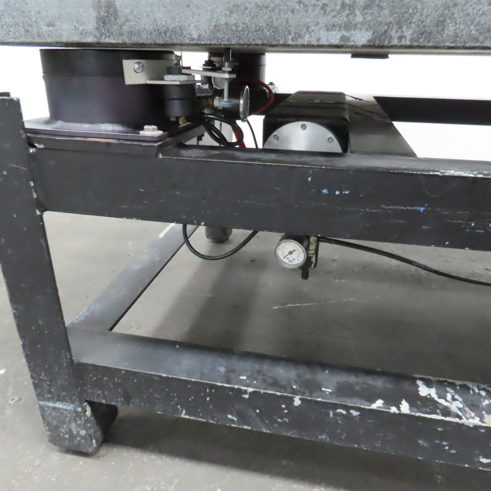 Kinetic Vibraplane 72" x 36 x 10" Vibration Isolated Black Granite Surface Plate
