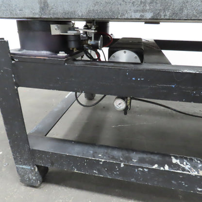 Kinetic Vibraplane 72" x 36 x 10" Vibration Isolated Black Granite Surface Plate