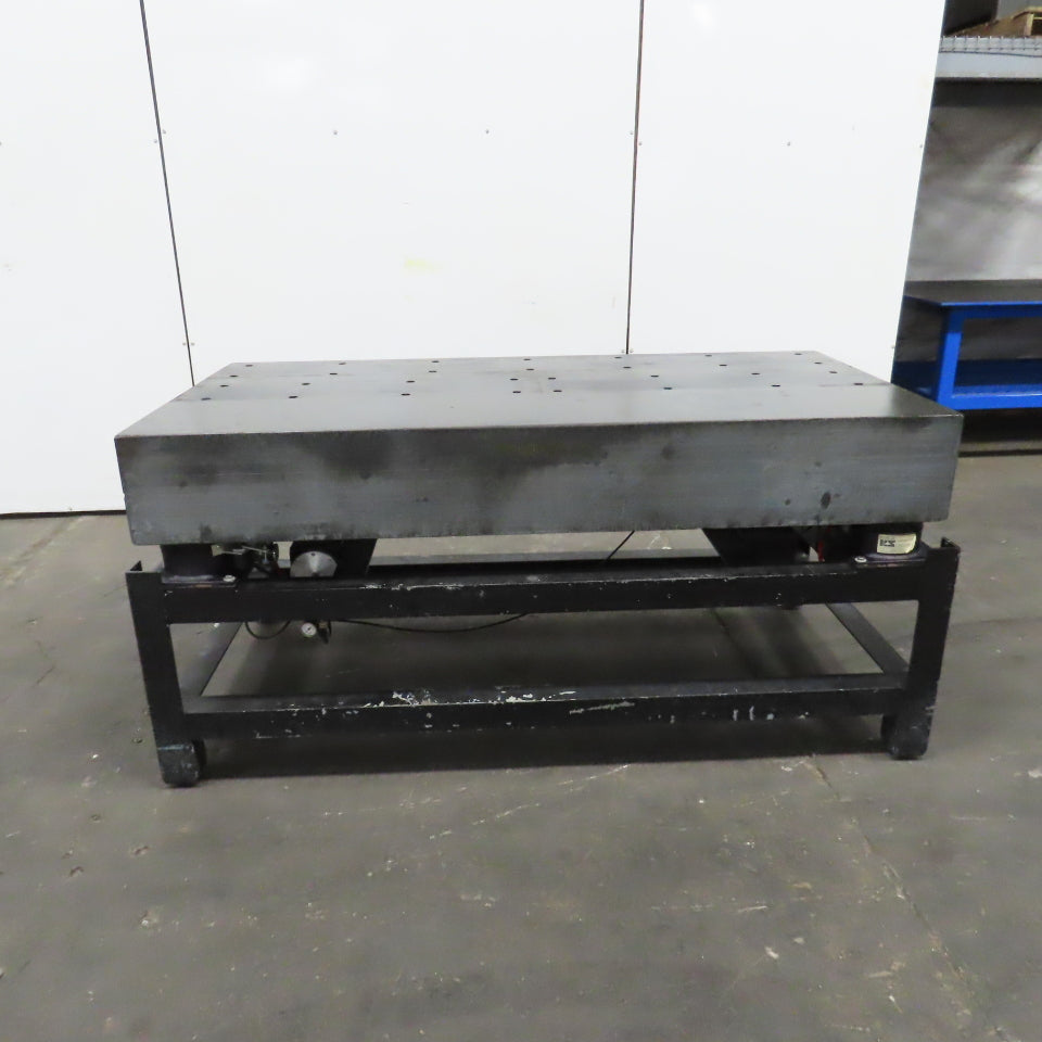 Kinetic Vibraplane 72" x 36 x 10" Vibration Isolated Black Granite Surface Plate