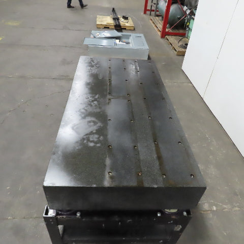 Kinetic Vibraplane 72" x 36 x 10" Vibration Isolated Black Granite Surface Plate