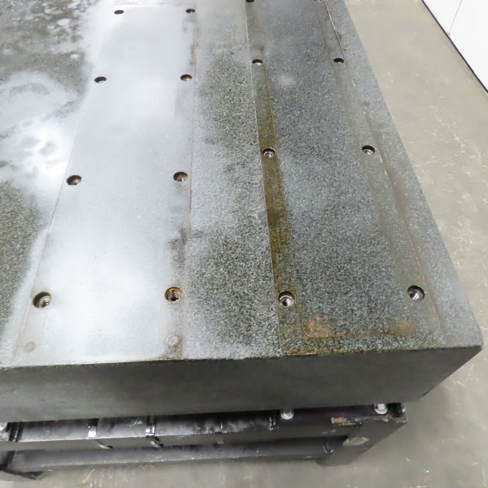 Kinetic Vibraplane 72" x 36 x 10" Vibration Isolated Black Granite Surface Plate