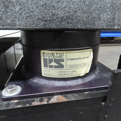 Kinetic Vibraplane 72" x 36 x 10" Vibration Isolated Black Granite Surface Plate