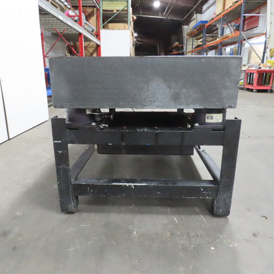 Kinetic Vibraplane 72" x 36 x 10" Vibration Isolated Black Granite Surface Plate
