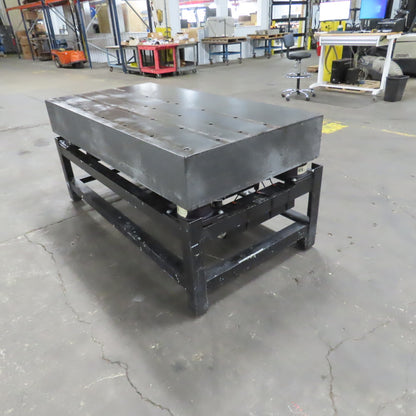 Kinetic Vibraplane 72" x 36 x 10" Vibration Isolated Black Granite Surface Plate