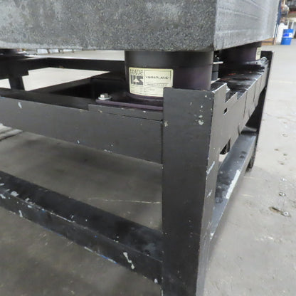 Kinetic Vibraplane 72" x 36 x 10" Vibration Isolated Black Granite Surface Plate