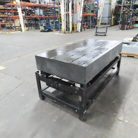 Kinetic Vibraplane 72" x 36 x 10" Vibration Isolated Black Granite Surface Plate