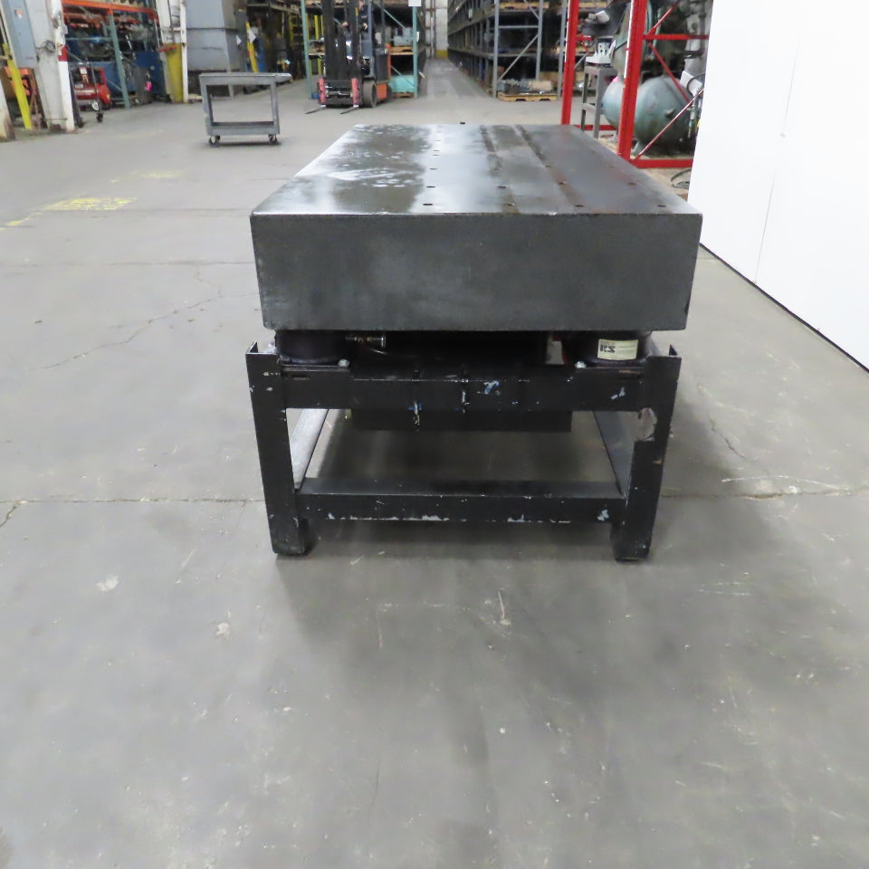 Kinetic Vibraplane 72" x 36 x 10" Vibration Isolated Black Granite Surface Plate