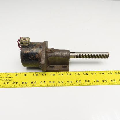 5" Stroke Electromagnet Pinion Gear Guided Actuator 20mm Shaft Parts/Repair