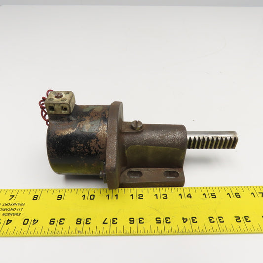 5" Stroke Electromagnet Pinion Gear Guided Actuator 20mm Shaft Parts/Repair