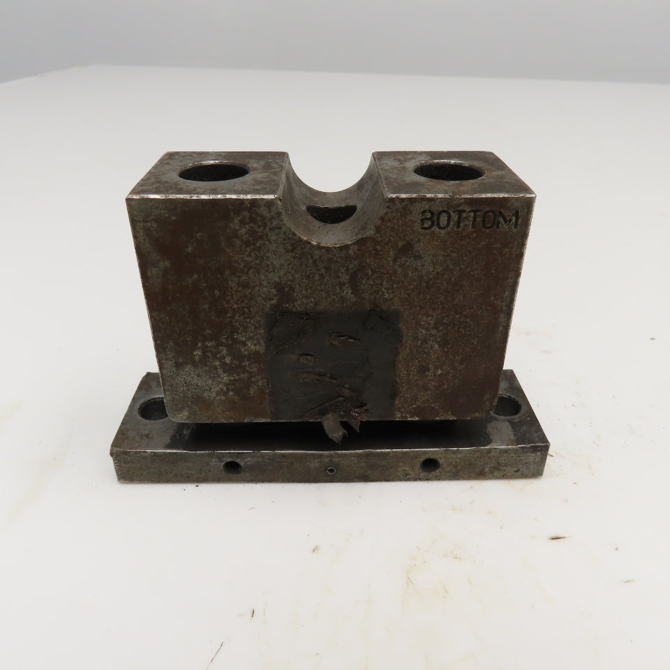 Unipunch .875" Round Stock Hollow Bar Punch Stripping Unit Press Brake