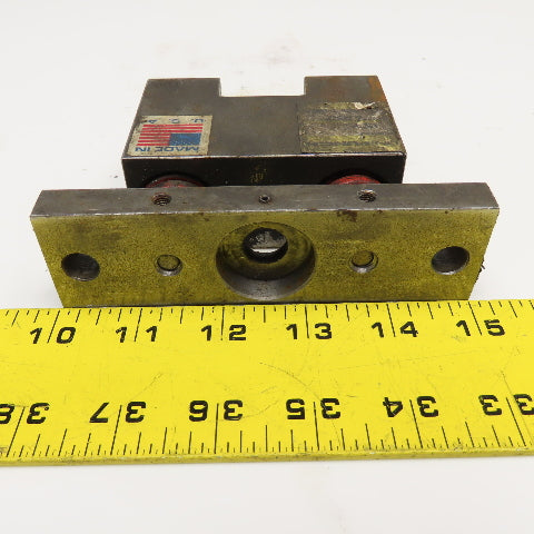 Unipunch 1.250" Square Tube Hole Punch Stripping Unit Press Brake