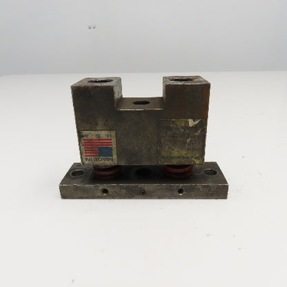 Unipunch 1.250" Square Tube Hole Punch Stripping Unit Press Brake