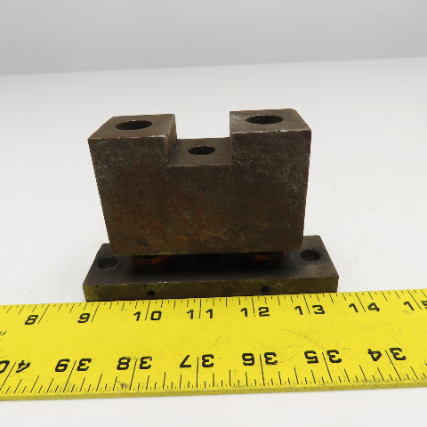 Unipunch 1" Square Tube Hole Punch Stripping Unit Press Brake