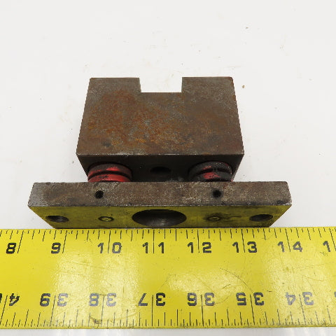 Unipunch 1" Square Tube Hole Punch Stripping Unit Press Brake