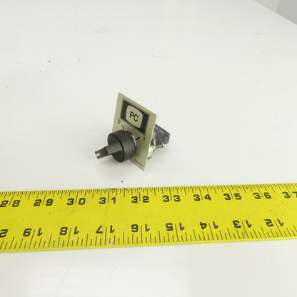 Schneider 2 Position Selector Switch 600V W/ZBE-101 Contact Block