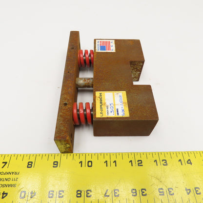 Unipunch 1.500" Square Tube Hole Punch Stripping Unit Press Brake