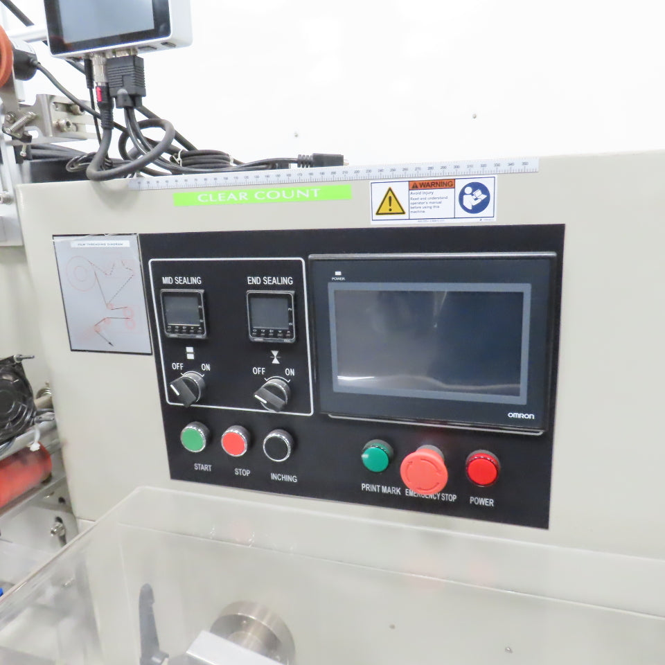 Excel C-Series C-450 H Horizontal Flow Wrapper 220V With Sojet Inkjet Printer