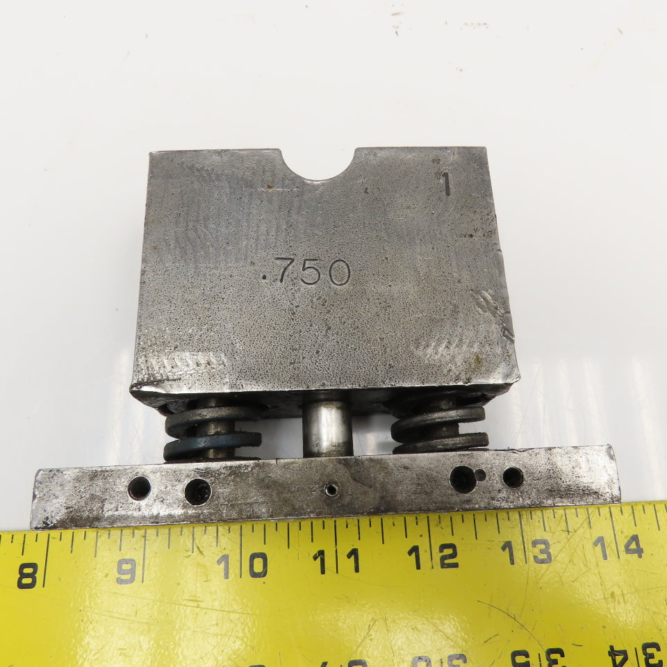 .750" Round Stock Hollow Bar Punch Stripping Unit Press Brake Unipunch Style