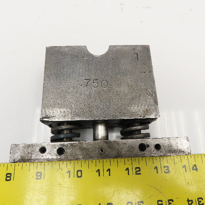 .750" Round Stock Hollow Bar Punch Stripping Unit Press Brake Unipunch Style