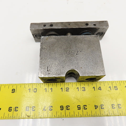 .750" Round Stock Hollow Bar Punch Stripping Unit Press Brake Unipunch Style