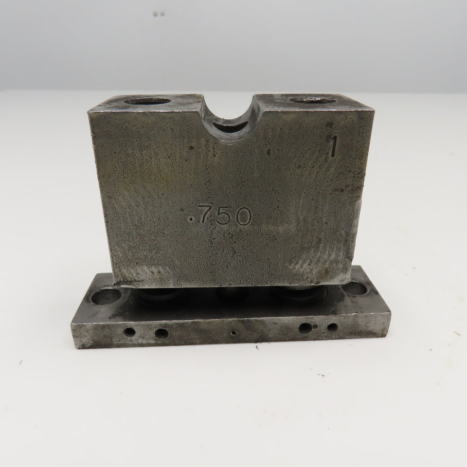 .750" Round Stock Hollow Bar Punch Stripping Unit Press Brake Unipunch Style