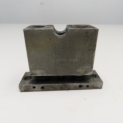 .750" Round Stock Hollow Bar Punch Stripping Unit Press Brake Unipunch Style