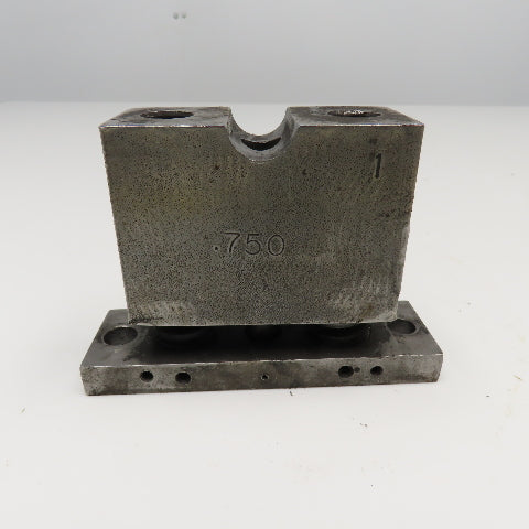 .750" Round Stock Hollow Bar Punch Stripping Unit Press Brake Unipunch Style