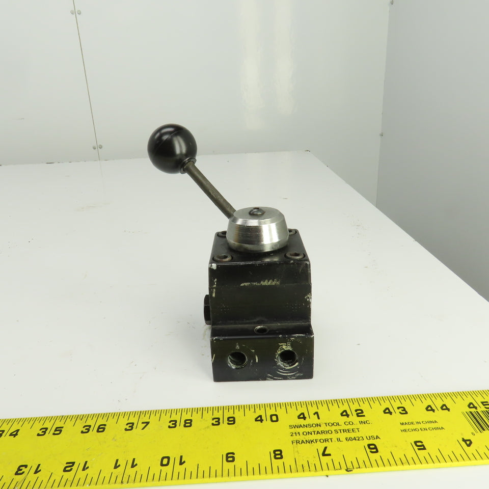 Power Team 9503 Manual Control Valve 3/4 Way 2 Position 5000PSI 1/4" NPT
