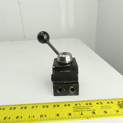Power Team 9503 Manual Control Valve 3/4 Way 2 Position 5000PSI 1/4" NPT