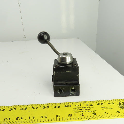 Power Team 9503 Manual Control Valve 3/4 Way 2 Position 5000PSI 1/4" NPT