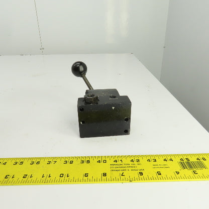 Power Team 9503 Manual Control Valve 3/4 Way 2 Position 5000PSI 1/4" NPT