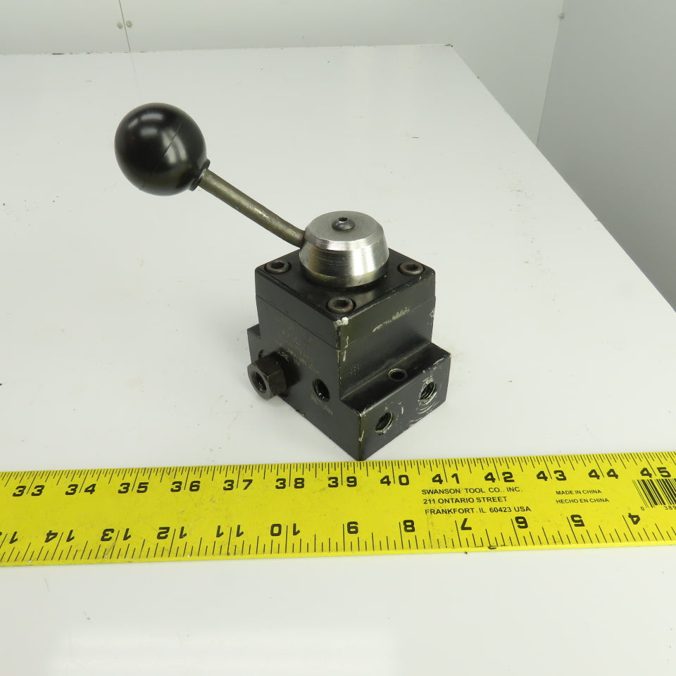 Power Team 9503 Manual Control Valve 3/4 Way 2 Position 5000PSI 1/4" NPT