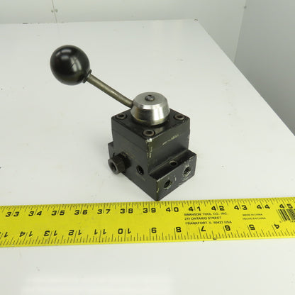 Power Team 9503 Manual Control Valve 3/4 Way 2 Position 5000PSI 1/4" NPT