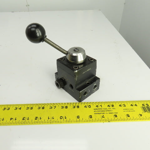Power Team 9503 Manual Control Valve 3/4 Way 2 Position 5000PSI 1/4" NPT