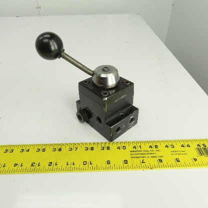 Power Team 9503 Manual Control Valve 3/4 Way 2 Position 5000PSI 1/4" NPT